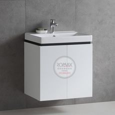 【洗樂適衛浴】ROMAX一體瓷盆+雙門防水發泡板浴櫃RD11TW71(不含龍頭) 60CM
