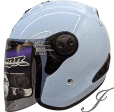 【JAP騎士精品】CBR S70素色 珠水藍 內襯全可拆洗 半罩 安全帽