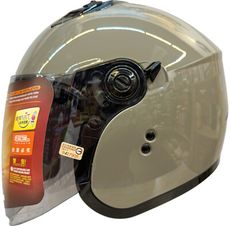 【JAP騎士精品】SOL SO-12 煙燻茶 素色 開放式安全帽 內襯全可拆