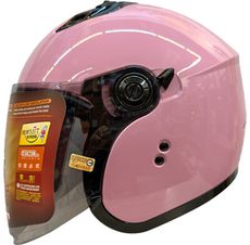 【JAP騎士精品】SOL SO-12 純欲粉 素色 開放式安全帽 內襯全可拆