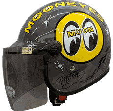 台灣製造 MOONEYES X GALLOP Kids helmets 水泥灰 聯名童帽 包覆性