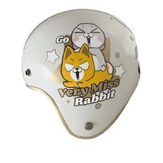 【JAP騎士精品】NIKKO N-401 美式復古安全帽 好想兔聯名 兔兔灰 金色邊條 復古帽 安全