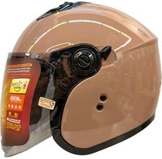 【JAP騎士精品】SOL SO-12 焦糖栗 素色 開放式安全帽 內襯全可拆