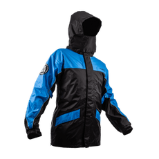 【JAP騎士精品】SOL SR-5 運動型雨衣 黑/藍 兩件式雨衣 雙側開 防風防水透氣 機車雨衣