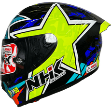 【JAP騎士精品】NHK GP-R Tech  AA50 黑黃 賽道規格 全罩式安全帽 押尾