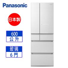 【Panasonic 國際牌】600L日製六門變頻冰箱翡翠白(NR-F607HX-W1)