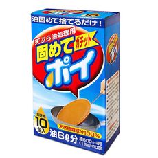 日本製獅子化學廢油處理凝固劑18G*10包