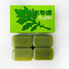 日本地之塩社 艾草皂 98G( 4入盒裝)