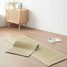 【BELLE VIE】日式 天然藺草透氣坐墊-3人座墊(50x150cm) 沙發墊/椅墊/辦公坐墊