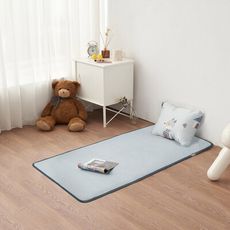 台灣製 6D可水洗超透氣彈力床墊 (兒童款-60x120cm) 灰色特仕/和室墊/露營墊/瑜珈墊
