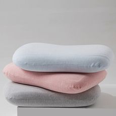 天然乳膠高彈頸托枕 (多色任選) 紓壓護頸枕 深度睡眠枕 透氣乳膠枕