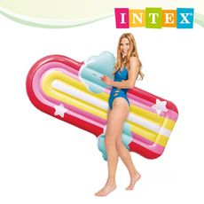 【INTEX】彩虹雲戲水浮排(175x117x20cm) 適用9歲+(58729)