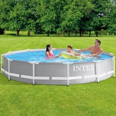 【INTEX】簡易裝圓形框架游泳池366x76cm(6503L)適6歲+ (26710)