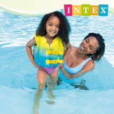 【INTEX】藍色湖兒童游泳背心 適3~5歲 (59663NP)