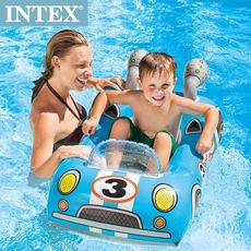 【INTEX】造型游泳圈-車子/飛機/魚 適用3~6歲(59380)