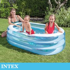 【INTEX】海洋朋友戲水池163x107x46cm 適用三歲+ (57482NP)