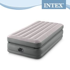 【INTEX】豪華雙氣室加高單人加大充氣床墊-寬99cm (64161ED)