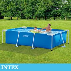 【INTEX】簡易裝長方型框架游泳池260x160x65cm(2282L)(28271)
