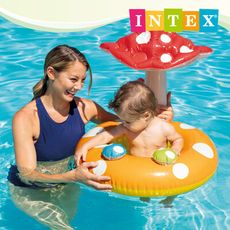 【INTEX】蘑菇造型幼童游泳圈 適1~2歲 (56574NP)