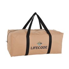 【LIFECODE】野營裝備袋/帳篷提袋70x30x30cm(容量60L)-奶茶色