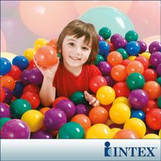 【INTEX】100顆遊戲球-直徑8cm (49600)