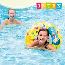 【INTEX】卡通游泳圈-直徑61cm-3款可選 適6~10歲(59242)