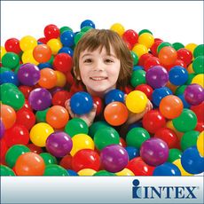 【INTEX】100顆遊戲球-直徑6.5cm (49602)