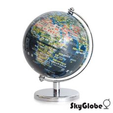 【SkyGlobe】5吋地形海溝深淺金屬手臂地球儀(中文版)