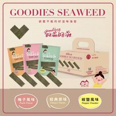 【琉宇醬選】好滋好滋酥脆海苔禮盒(6包/盒-原味/椒鹽/梅子3口味任選)