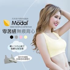 【e-bra時尚內衣】莫代爾棉無痕貼合背心內衣