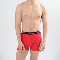 男士絲光棉竹炭平口褲