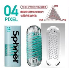 ( 原廠公司貨 附發票 送 謎片群 ) TENGA SPINNER自慰器04-PIXEL