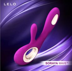 LELO SORAYA WAVE G點 陰蒂 兔耳 雙重震動變頻按摩棒-深玫紅