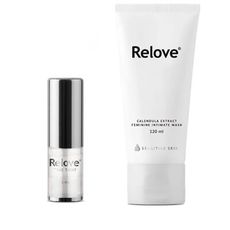 Relove 低敏呵護組 金盞花低敏私密凝露120ml+緊依偎6ml