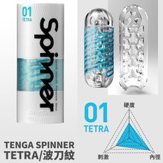 ( 原廠公司貨 附發票 送 謎片群 ) TENGA SPINNER自慰器01-TETRA