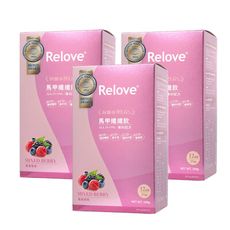 【囤貨三入組】Relove 馬甲纖纖飲 莓果風味 24包/7克