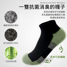 【台灣製】奈米碳纖維吸濕防臭船形襪/防臭襪/透氣襪/短襪/男襪/運動襪/休閒襪/隱形襪/棉襪/