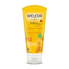 【WELEDA薇蕾德】金盞花寶貝洗髮/沐浴乳 200ml