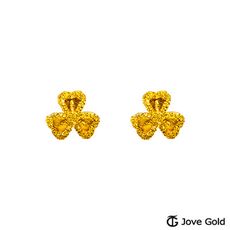 Jove Gold 漾金飾  小幸運黃金耳環