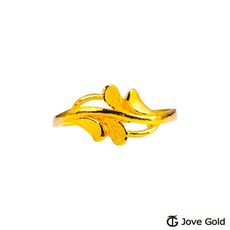 Jove Gold 漾金飾 慵懶晨光黃金戒指