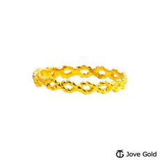 Jove Gold 漾金飾 纏綿黃金戒指