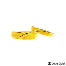 Jove Gold 漾金飾 比翼雙飛黃金成對戒指