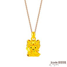 J'code真愛密碼金飾 太歲神君賀諤硬金墜子 送項鍊