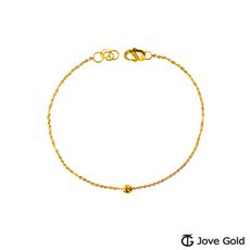Jove Gold 漾金飾 小焦點黃金手鍊