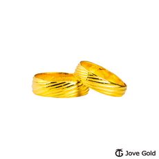 Jove Gold 漾金飾 複刻回憶黃金成對戒指