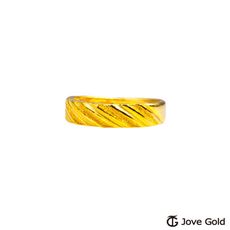 Jove Gold 漾金飾 愛情見證黃金女戒指