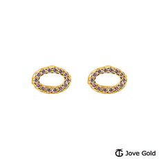 JoveGold漾金飾 幻想黃金耳環