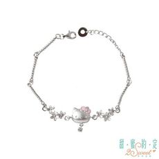 甜蜜約定 hellokitty 心花戀曲kitty純銀手鍊現貨+預購