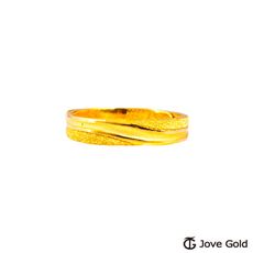 Jove Gold 漾金飾 細水長流黃金女戒指