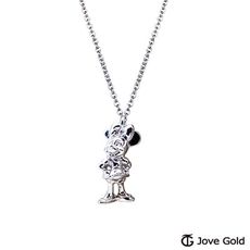 Disney迪士尼系列銀飾  純銀項鍊-英俊米奇款